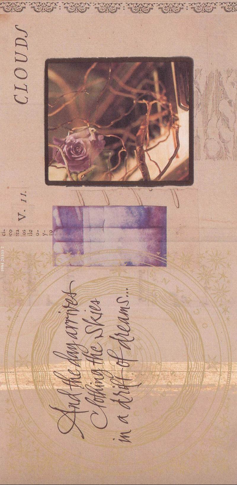 Enya  A Box Of Dreams  Clouds  Front Inside